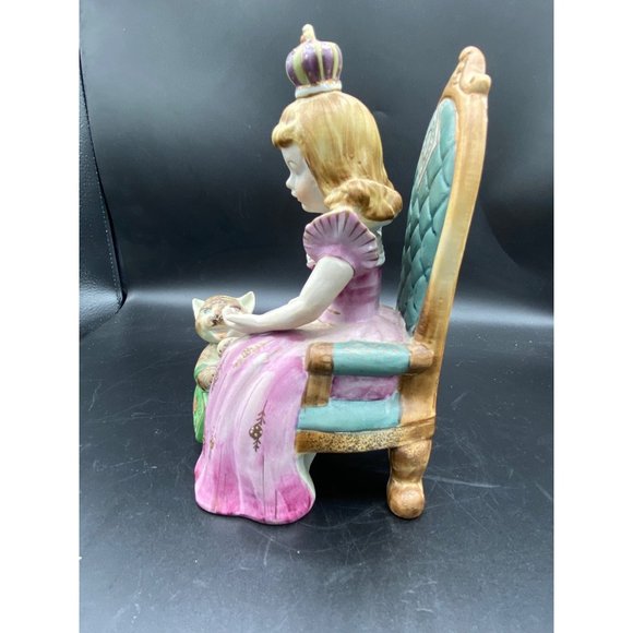 Vintage Ardalt Lenwile China Bisque Porcelain Baby boy w/ Bear 4.5" - Picture 11 of 14